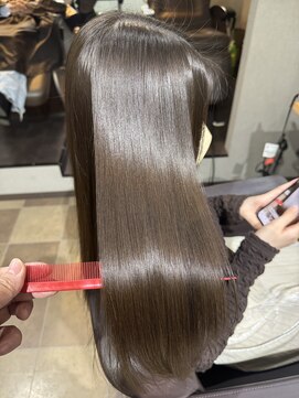 ジブル(Giblle.) 【Giblle.】髪質改善/オリーブグレージュ/透明感カラー