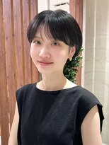 サン 白金台(SUN)&nbsp;シースルーバングの大人マッシュショート白金台目黒