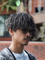 フィフス トウキョウ (fifth TOKYO) 緩めシャドウパーマ波巻きツイストスパイラルパーマメンズヘア