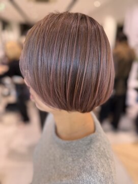 ステア ケース(stair case) 甘くなりすぎないくすみピンク　脱白髪染め