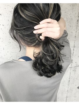 モルト 麻生(molt) コントラストハイライト ボブ