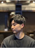 ツーブロックショート