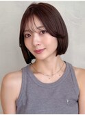 韓国ボブ/大人ボブ/レイヤーボブ/小顔ヘア/タンバルモリ