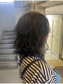 クシュっとパーマ