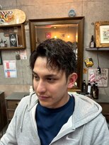 アールズ ヘア(R's hair)&nbsp;MEN’S HAIR/サーフカール/刈り上げセンターパート/印西