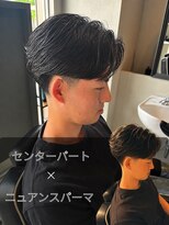 一鳳庵&nbsp;テーパーフェード×ニュアンスパーマ