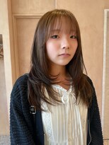 オン キャナルシティ博多前店(on) 【晴音】ロングレイヤー/アッシュベージュ/20代