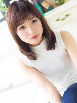 ヘア ジュレ ドゥ(hair jurer deux) 【ヘアジュレドゥ 古居 】 愛されバング大人ストレートミディ☆