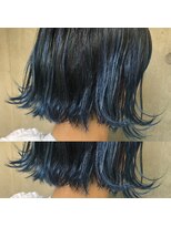 ビビト(bibito) bibito 切りっぱなし 外ハネボブ ツーブロック