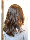 アッシュと透明感ブラウン