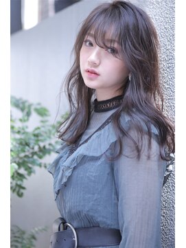 ナナナ パレナ 大津膳所店(nanana parena) シースルーふわバング×透明感カラー【nanana parena】