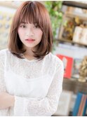 *bliss上尾*センターパートで小顔♪ワンカールストレートa!