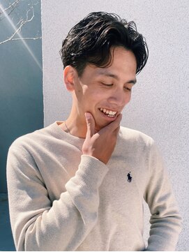 リアン(LieN) 〈東北沢/LieN〉アップバング/メンズ/センターパート