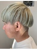 【filo山口】メンズマッシュ&ブリーチ＋ミントベージュカラー☆