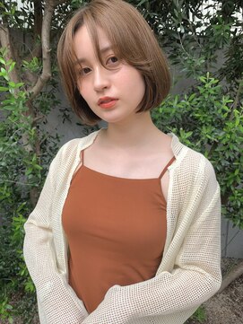 クラフト ヘア デザイン(CRAFT HAIR DESIGN) フレンチミニボブ // くすみベージュ