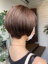 ラコスタ(LaCosTa)&nbsp;ブリーチなしカラーステップボーンカットショートボブ