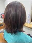 マッシュくびれヘアビタミンカラー着物ヘアメルティカラー