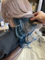 ヘアメイク フォックス 錦店(hair make FOX) インナーカラー/フォレストグリーン/Fox 錦