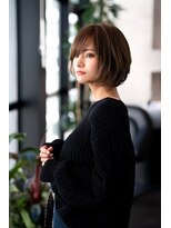 オースティン 調布アミックス(AUSTIN)&nbsp;大人かわいい前髪セシルカットココアブラウンフリンジウェーブ