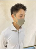 【津賀 涼】黒髪ツーブロックマッシュ