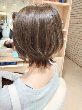 ヘアポケット スタイル店(HAIR POCKET) ショートウルフ☆オリーブカラー