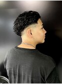 【ツイスパオールバックフェード】スキンフェード/バーバー