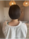 丸みボブ＊#ベージュカラー#三重