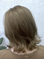 ジェービーヘア 稲毛(jb hair)&nbsp;伸ばしかけ外はねくびれヘア/インナーグレージュ/ピンクベージュ