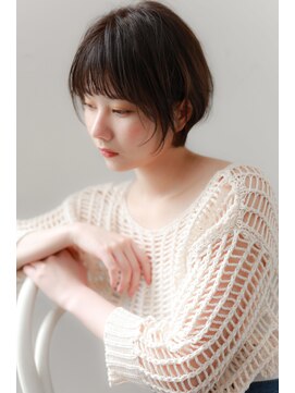 エムプラス 二子玉川(Mplus) 王道のひし形シルエットも暗髪でおしゃれ度を上げる