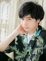 エン(eN.) アッシュブラックマッシュパーマ20代30代40代a流山おおたかの森