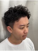 メンズ　スパイキーショート　ツイスパ