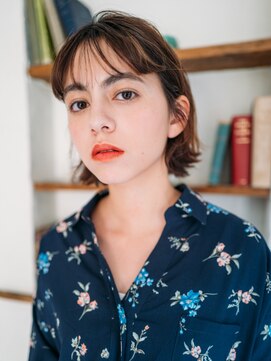 サロン ド ウィズ 西船橋店(Salon de With) 外はねボブ/ミディアムボブ/シースルーバング◎30代40代50代