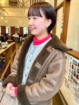 モク 大阪梅田店(MOK) 【まるみが可愛い】耳かけショート