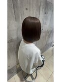 切りっぱなしボブ