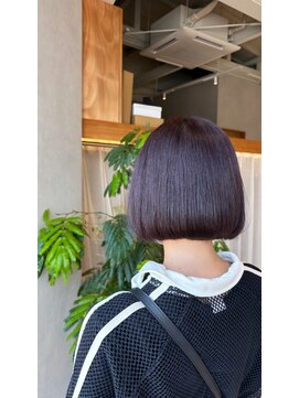 ムク 甲府(muku.) 前髪/ボブ/透明感カラー/暖色