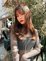 メーヴェ(Mowen) mowen 南堀江　レイヤーカット　ストレートヘア