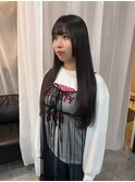 ナチュラルストレート×レイヤー