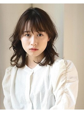 ロッソ ヘアアンドスパ 谷塚店(Rosso Hair&SPA) パーマ風セミロング[Rosso谷塚店]