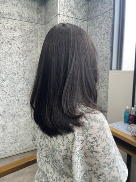 ロフティー 清澄白河(LOFTY) ミディアムレイヤー/くすみベージュ/髪質改善/清澄白河/錦糸町