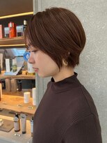 ロンドワン 三宮元町(Lond one) ショートボブ/明るめブラウン