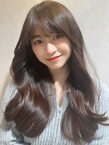 ミニウルフレイヤーカット顔周りカット前髪カット韓国ロング銀座