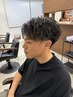 [人気No.1]メンズカット+デザインパーマ[津田沼/メンズ/メンズパーマ]