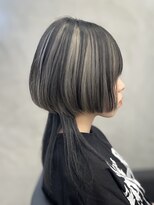 ファイブバイジエクト 堀江(FIVE by The Ect)&nbsp;細めハイライト/クラゲヘアー/ブルーカラー/エンドカラー