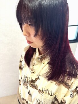 シロ(shiro) レイヤーカット/グラデーションカラー