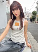 Liberte銀座 レイヤースタイル×ピンクベージュ
