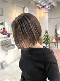 大人女子におすすめ/ミニボブ/束感カット/コンパクトボブ