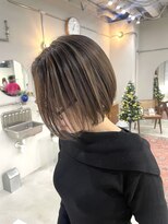 ヘアー アイス カンナ(HAIR ICI Canna)&nbsp;大人女子におすすめ/ミニボブ/束感カット/コンパクトボブ