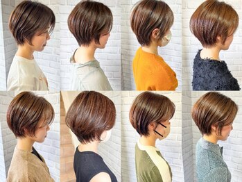 ソルヴ(solv.)の写真/独自の再構築カットで再現性抜群!?奈良/ショート/ボブ/ショートボブ/白髪ぼかし/白髪染め/髪質改善