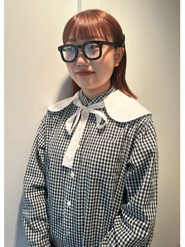 大人可愛い外ハネ艶カラー10代20代30代40代