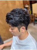 【山本智文】短髪ラウルカールパーマ